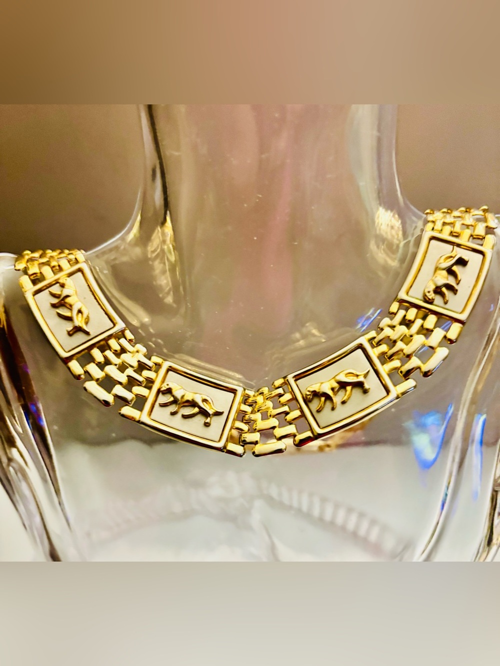 Jaquar Two-tone Collar Necklace